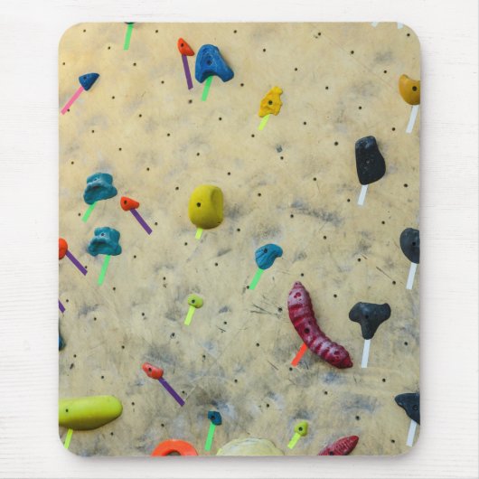 Kletterwand im Innern - Sport - Holzofen Mousepad (Vorne)