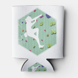 Kletterwand Klettern Innenaktion Geschenk Dosenkühler