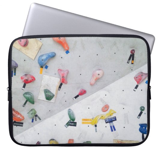 Kletterwand Laptopschutzhülle (Vorderseite)