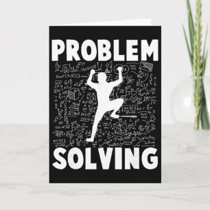 Kletterwitz Problemlösung Kletterhumor Karte