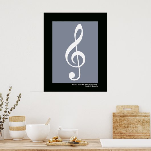 Klettkleckse Poster (Küche)