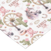 Klettverschluss Cowgirl Dusche Western Party Decke (Schrägansicht)