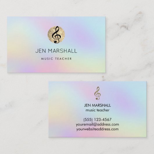 Klettverschluss Logo pastellfarben Hintergrund Visitenkarte (Vorne/Hinten)