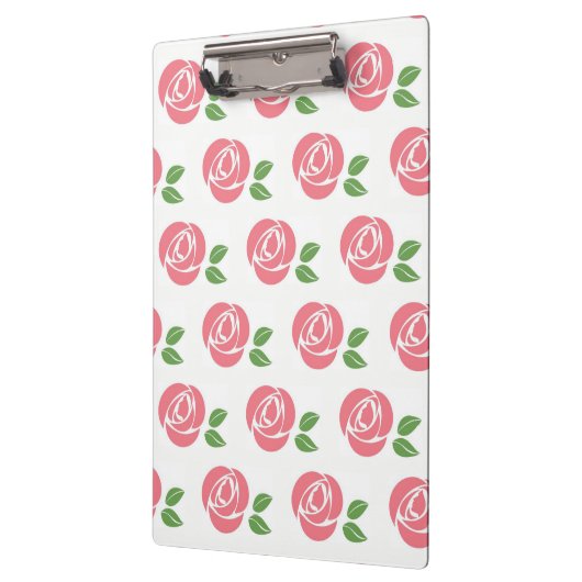 Klettverschluss mit Rose Klemmbrett (Links)