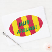 Kleurrijke Koffer Sticker (Umschlag)