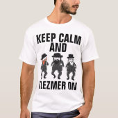 KLEZMER Music T - Shirt, jüdisch T-Shirt (Vorderseite)