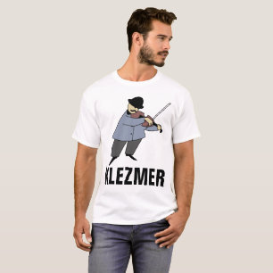 KLEZMER MUSIK, jüdische T - Shirt, Violinist T-Shirt