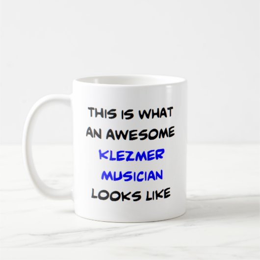 Klezmer Musiker, phantastisch Kaffeetasse (Links)