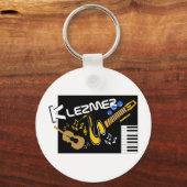 Klezmer Schlüsselanhänger (Vorderseite)