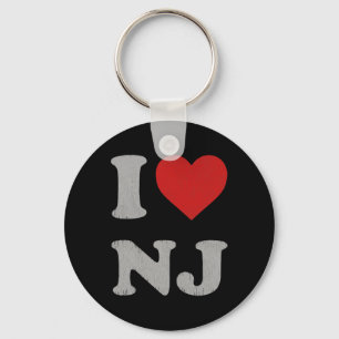 Klick Ich Liebe Nj Y2k Souvenir Ich Liebe New Jers Schlüsselanhänger