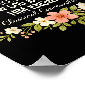 Klickbare Konversations-Homeschool-Mama-Christlich Poster (Ecke)