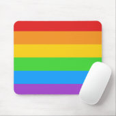 Klicke mit Stolz: Regenbogenflagge Mousepad (Mit Mouse)