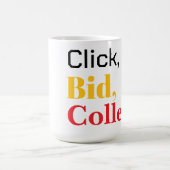 Klicken, bieten, sammeln. Buch Kaffeetasse (Mittel)