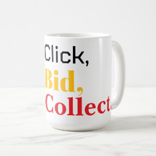 Klicken, bieten, sammeln. Buch Kaffeetasse