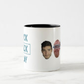 Klicken-Klicken-Spiel-Tasse Zweifarbige Tasse (Mittel)