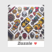 Klicken Sie auf An Zurück senden "Custom-Cut Vinyl Aufkleber (Blatt)