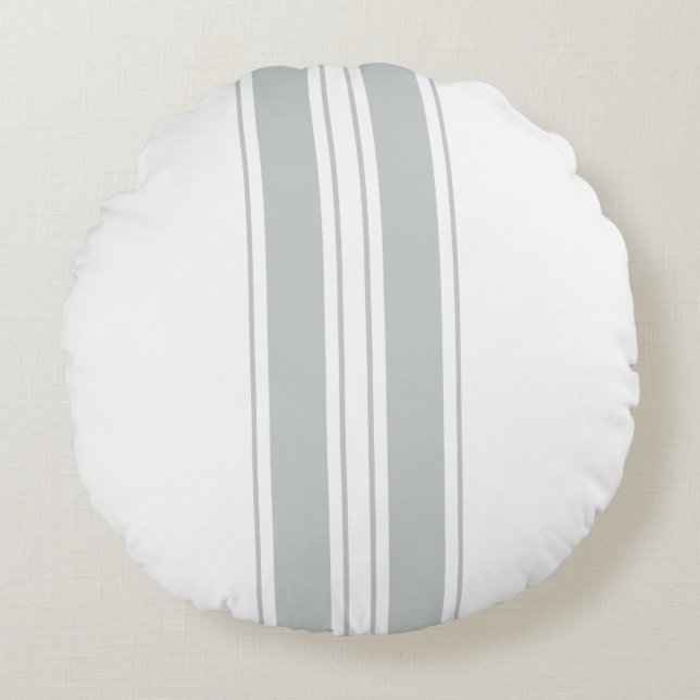 Klicken Sie auf Ändern, um die Farbe grau zu änder Rundes Kissen (Vorderseite)