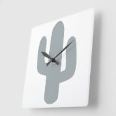 KLICKEN SIE AUF CACTUS. QUADRATISCHE WANDUHR (Winkel)