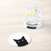 Klicken Sie auf "Cat", um die Option "Farbdekation Runder Pappuntersetzer (Vor Ort)