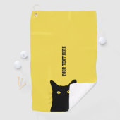 Klicken Sie auf "Cat", um eine benutzerdefinierte Golfhandtuch (Insitu)