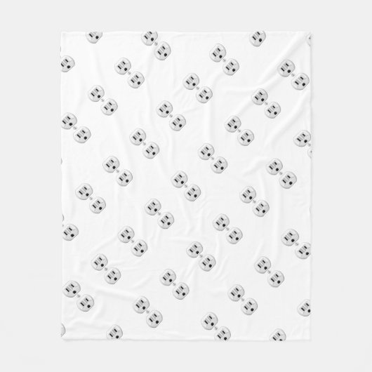 Klicken Sie auf das elektrische Plug-In, um die Fa Fleecedecke (Vorderseite)