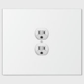 Klicken Sie auf das elektrische Plug-In, um die Fa Geschenkpapier (Flach)