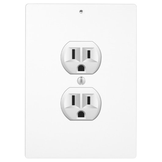 Klicken Sie auf das elektrische Plug-In, um die Fa Klemmbrett (Rückseite)