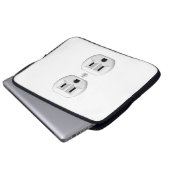 Klicken Sie auf das elektrische Plug-In, um die Fa Laptopschutzhülle (Vorne Knopf)