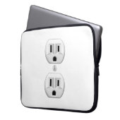 Klicken Sie auf das elektrische Plug-In, um die Fa Laptopschutzhülle (Vorderseite Links)