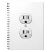 Klicken Sie auf das elektrische Plug-In, um die Fa Notizblock (Vorderseite)