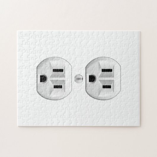 Klicken Sie auf das elektrische Plug-In, um die Fa Puzzle (Horizontal)
