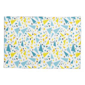 Klicken Sie auf das gelbe und blaue Dreieck, um da Kissenbezug (Rückseite)