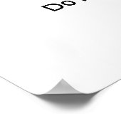 Klicken Sie auf das Lash Pflegeplakat für Unterneh Poster (Ecke)