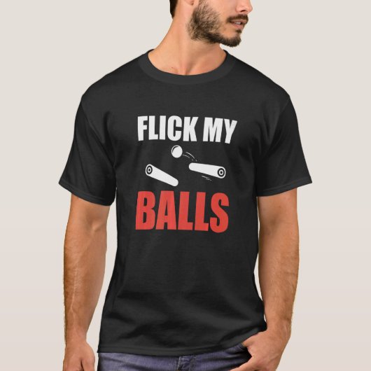 Klicken Sie auf den Pinball-Player meiner Balls T-Shirt (Vorderseite)