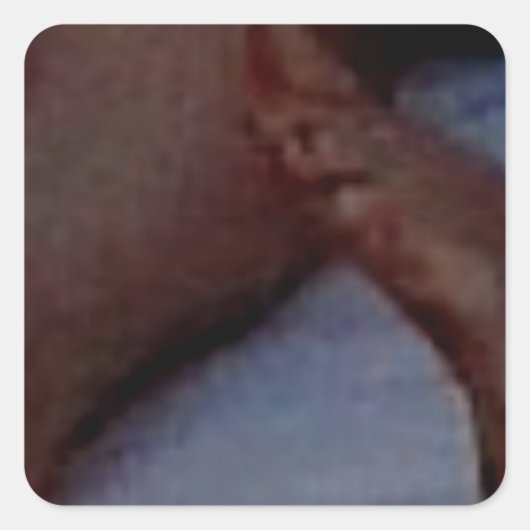 KLICKEN SIE AUF DIE SCHEIBE AUS MEINEM FEED. QUADRATISCHER AUFKLEBER (Vorderseite)