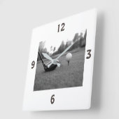 ***KLICKEN SIE AUF "GO GOLFING"** QUADRATISCHE WANDUHR (Winkel)