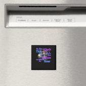 Klicken Sie auf Ihr eigenes Rhythmus-Uhrendesign Magnet (In Situ (Geschirrspüler))