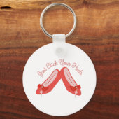 Klicken Sie auf Ihre Heels Schlüsselanhänger (Vorderseite)
