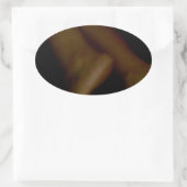 KLICKEN SIE AUF MEIN FEED OVALER AUFKLEBER (Tasche)