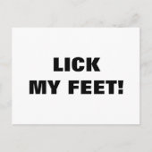 KLICKEN SIE AUF MEIN FEED POSTKARTE (Vorderseite)