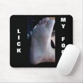KLICKEN SIE AUF MEINEN FUSS MOUSEPAD (Mit Mouse)