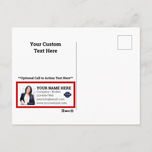 Klicken Sie auf oder rufen Sie das echte Anwesen P Postkarte (Rückseite)