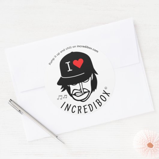 KLICKEN SIE AUF RUNDER AUFKLEBER (Umschlag)