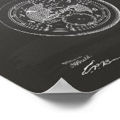 Klicken Sie auf Spring Watch 1916 Patent Art Chalk Poster (Ecke)