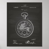 Klicken Sie auf Spring Watch 1916 Patent Art Chalk Poster (Vorne)