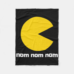 Klicken Sie auf Video Game Nom Nom Nom Fleecedecke
