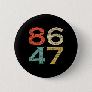 Klicken Sie auf Vintag Retro Style 8647 86 47 Anti Button