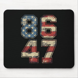 Klicken Sie auf Vintage 80er-Flagge 86 47 Anti Tru Mousepad
