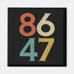 Klicken Sie auf Vintagen 80er Style 86 47 Anti Tru Magnet