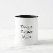 Klicken Sie auf, Zungenfarbe Twister-Tasse Tasse (Zentrum)